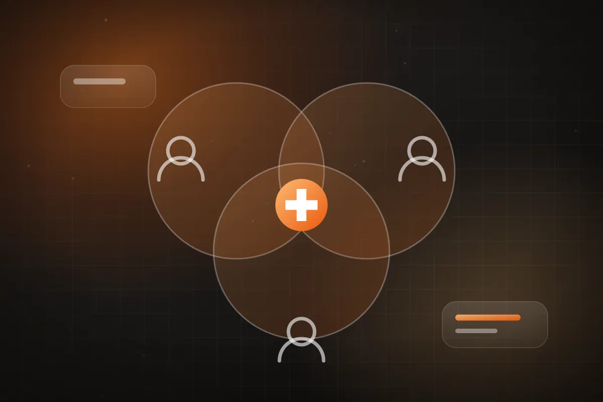 Portfolio of healthcare organisations connected through shared data and reporting
